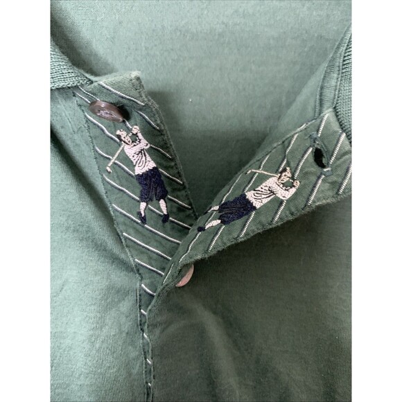 Bobby Jones Golf Polo Shirt Embroidery Masters Men's Short Sleeves Green Size XL - Picture 5 of 16